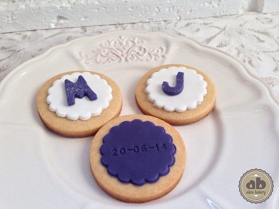 Galletas Detalle Boda Alice Bakery 